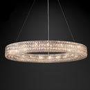 Люстра підвісна Circle D-80cm / D-100cm E14x16 Chrome 250617-100005093