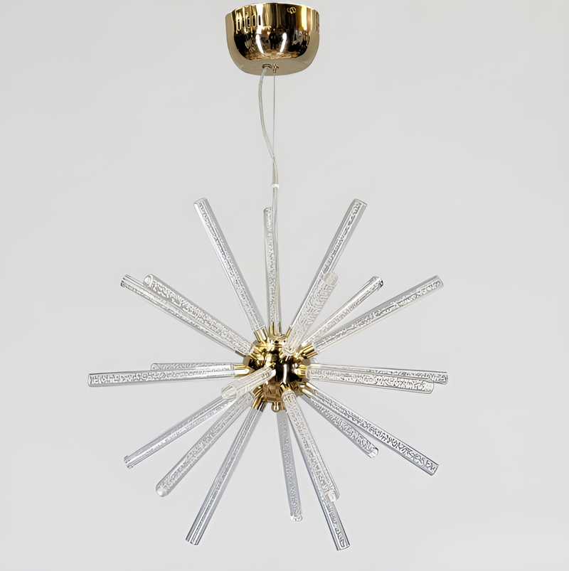 Люстра золота підвісна Кульбаба D-54cm 20W 4000К Gold Dandelion 250635-100005176