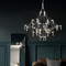 Люстра підвісна срібна з кристалами D-60 cm / D-80 cm Led Chrome Rain 250718-100005677