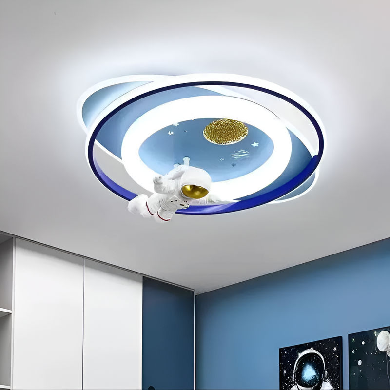 Стельова люстра космонавт H-9 cm D-58 cm Led 25W Blue Astronaut 250958-100002057