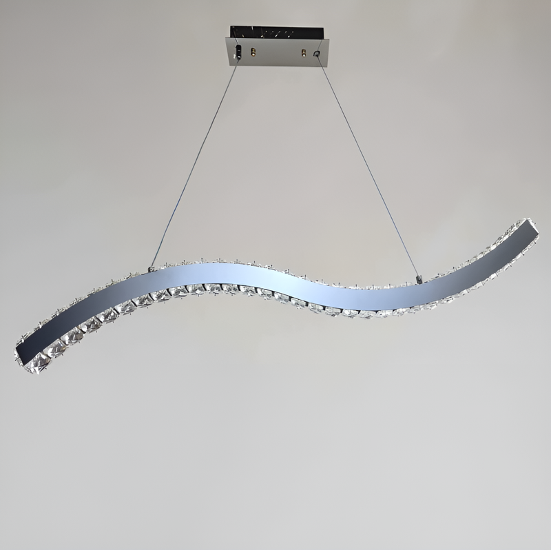 Люстра підвісна Wave L-80cm Chrome 21W 250535-100005004