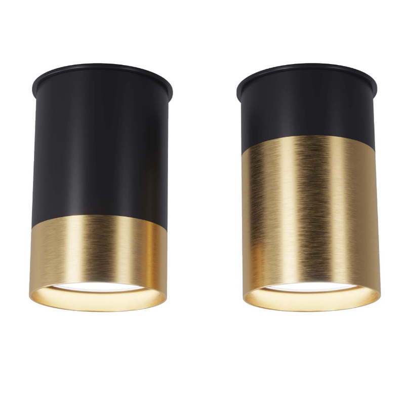 Точковий спот накладний чорний з золотом Black+Gold Superloop 250733-100005598