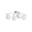 Люстра Faro Bollo Chrome+White E14x4 D-65cm 250563-100004810