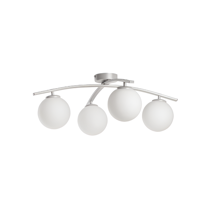 Люстра Faro Bollo Chrome+White E14x4 D-65cm 250563-100004810