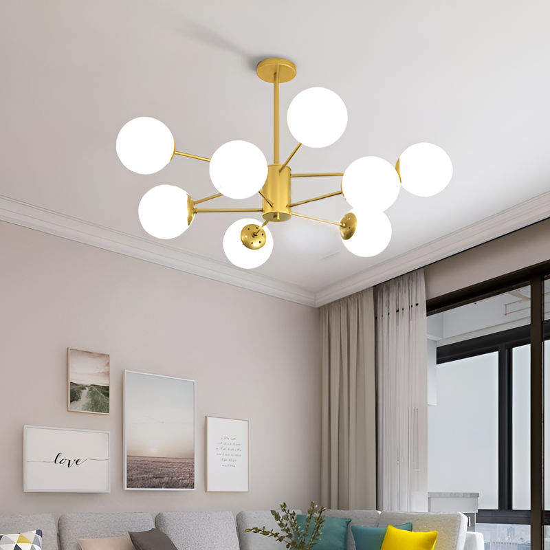 Люстра Wendy Е27х8 Gold + White 250488-100004529