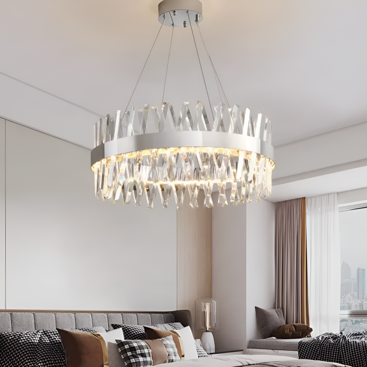 Люстра Curzon Chrome D-60cm 120W 250576-100004739