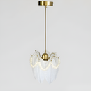 Люстра підвісна Pearl D-20cm Е14 White+Gold 250635-100005190