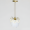Люстра підвісна Pearl D-20cm Е14 White+Gold 250635-100005190