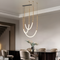Підвісна люстра Kafie Led Lamp H-100-320 см 54W Gold 250618-100005075
