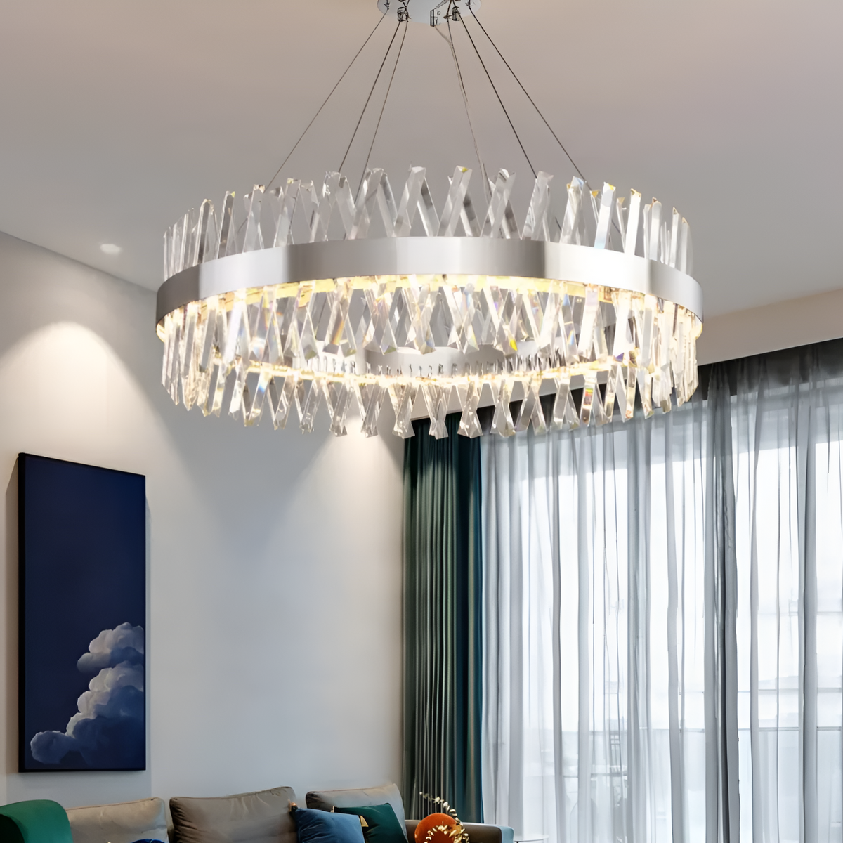 Люстра Curzon Chrome D-60cm 120W 250576-100004739