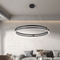 Люстра Circle 36W D-60cm / D-80cm Black 250518-100004783