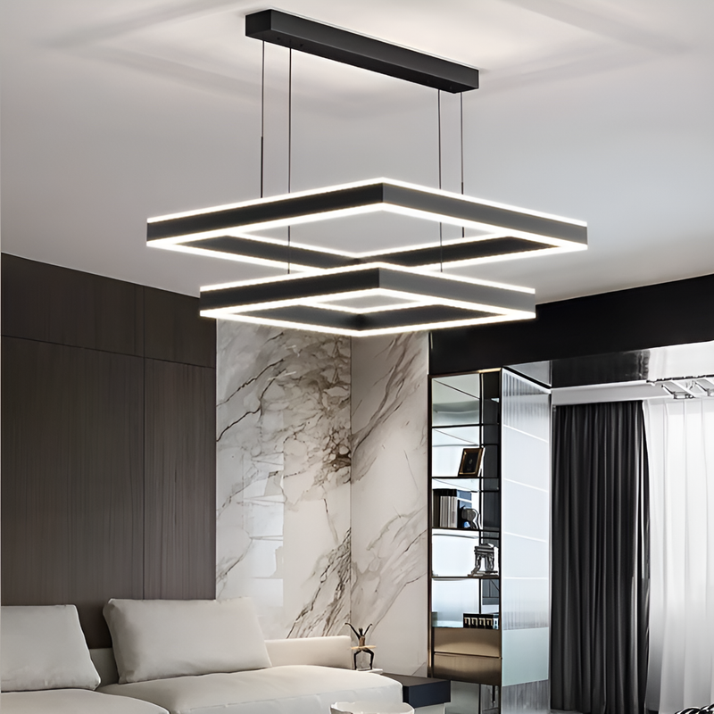 Люстра Square L-80+60cm 175W Ledx2 250518-100004841
