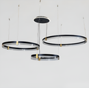 Люстра підвісна Circle D-60+40+30cm / D-80+60+40cm Black 250535-100005009