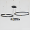 Люстра підвісна Circle D-60+40+30cm / D-80+60+40cm Black 250535-100005009