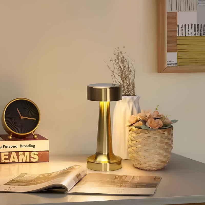 Настільна лампа з акумулятором Brassline Gold 250588-100004670