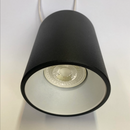 Точковий спот накладний чорний з білим H-11 cm D-9 cm GU10 Black 250733-100005602
