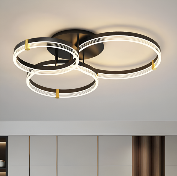 Люстра підвісна Circle L-79cm 120W Black 250535-100005010