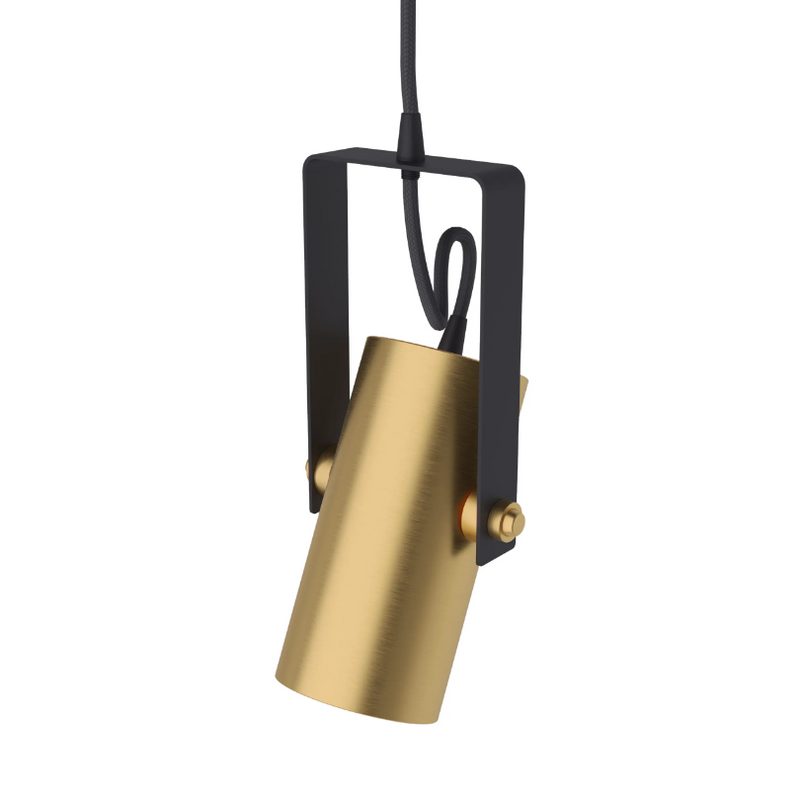 Підвісний спот золотий з чорним GU10 Gold+Black SpoteTube 250733-100005626