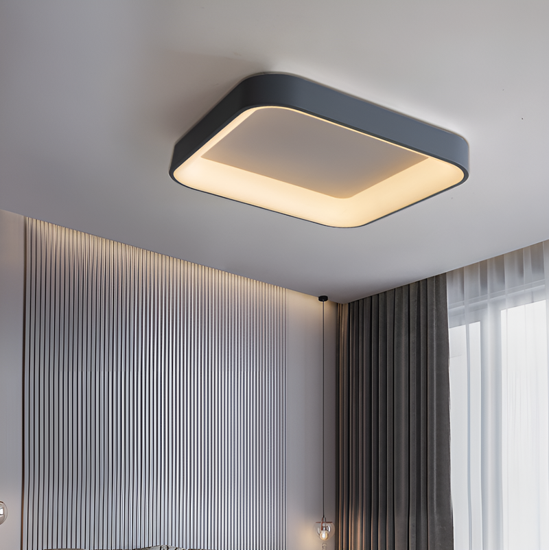 Стельовий світлодіодний світильник з пультом D-45 LED Ceiling Squares Grey / Black / White  221052-100001111