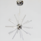 Люстра срібна підвісна Кульбаба D-54cm 20W 4000К Chrome  Dandelion 250635-100005177
