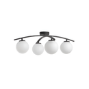Люстра Faro Bollo D-65cm E14x4 Black 250563-100004814