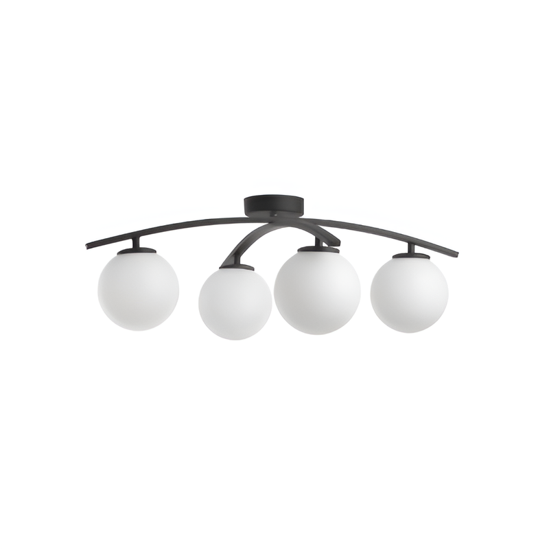 Люстра Faro Bollo D-65cm E14x4 Black 250563-100004814