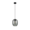 Підвісний світильник скляний графітовий E27 Graphit Smoked Pendant 250766-100005565