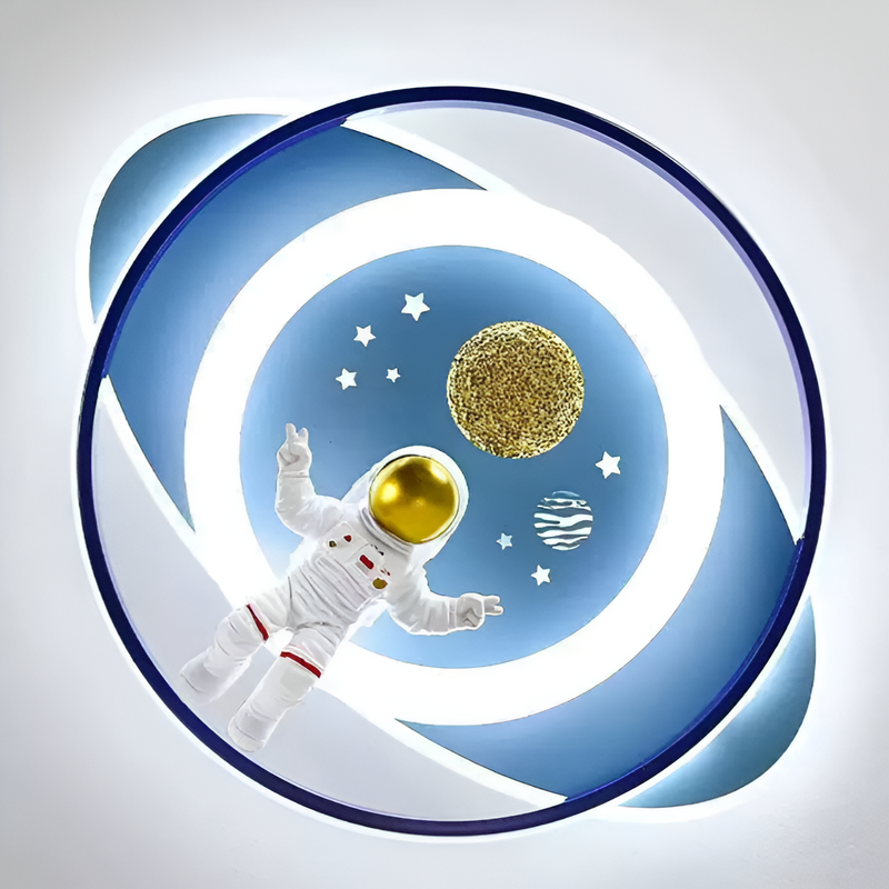 Стельова люстра космонавт H-9 cm D-58 cm Led 25W Blue Astronaut 250958-100002057