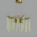 Люстра підвісна золота D-50 cm E14 Gold Tree 250753-100005605