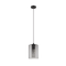 Підвісний світильник скляний графітовий D-16 cm E27 Graphit Smoked Pendant 250766-100005572