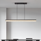 Люстра чорна L-120 cm Led 144W Black Ice Line 250822-100005880