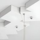 Люстра біла підвісна геометрична куби L-70cm Led 52W White Cube x8 250618-100005234