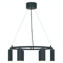 Підвісна люстра чорна D-53.5 cm GU10 Black Gofre 250809-100005801