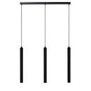 Люстра чорна, підвісні тубуси H-45 cm L-66 cm E14 Black Simple tube 250741-100005697