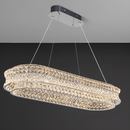 Люстра підвісна Crystal L-108cm Chrome 120W 250617-100005084