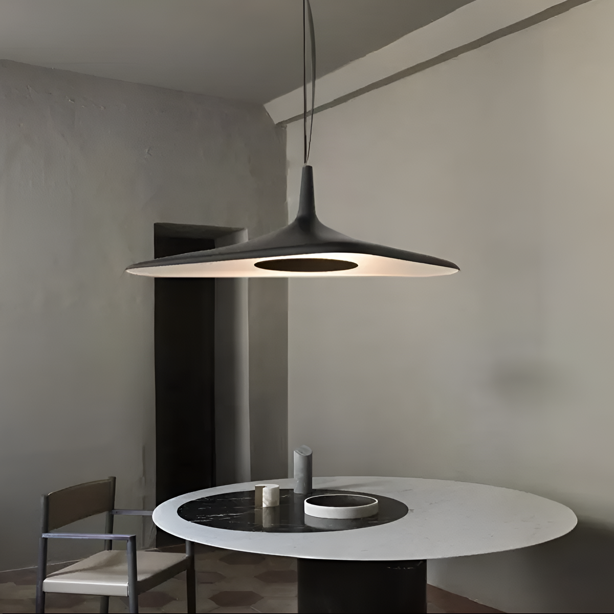 Люстри чорні L-60 cm / L-80 cm Led 8W 4000K Cosmic Black 250518-100004717