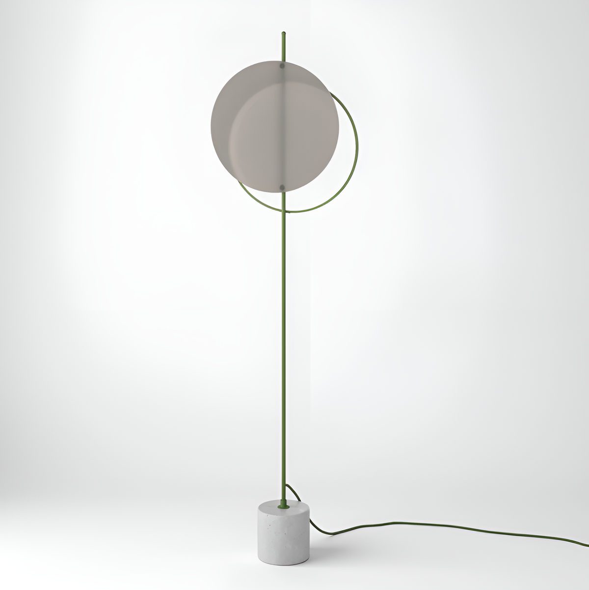 Торшер з кільцями H-150 cm Led 17W D-40 cm 3100К / 4100К Mid glass F 250672-100005334