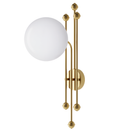 Настінний світильник золотий з білим плафоном Gold+White Bollo 250733-100005588
