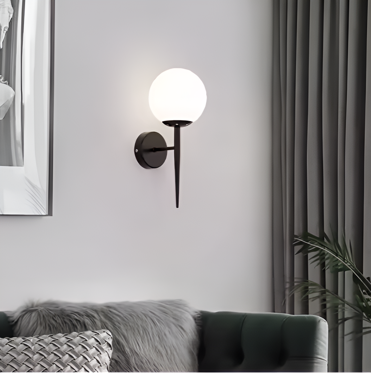 Бра Faro Bollo Black E27 Н-38cm 250518-100004736