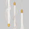 Підвісна люстра Silk 25W 4000K H-150 cm Gold + White 250431-100004327