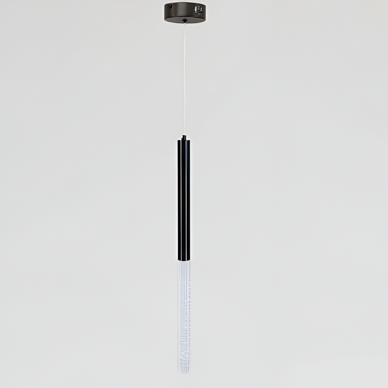 Підвісний світильник чорний Led 3W 4000K Black Bubble Tube 250935-100002042