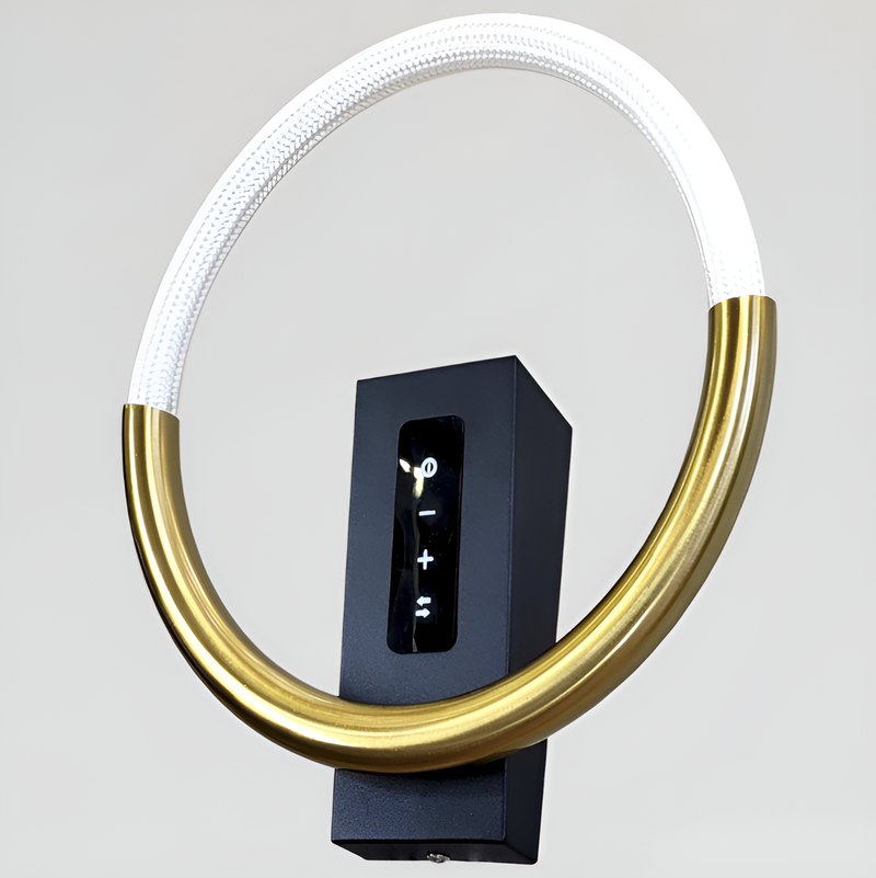 Настінний бра Circle 16W 4000К H-27cm Gold+Black 250635-100005181
