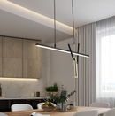 Люстра підвісна Geometry L-120cm 32W 4000K Black 250618-100005060