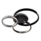 Люстра стельова чорна з камінцями L-72.5 cm Led 90W Black Shine 250762-100005659