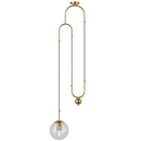 Підвіс FJ Сounterweight Е27 60W Gold + Clear 250433-100004399