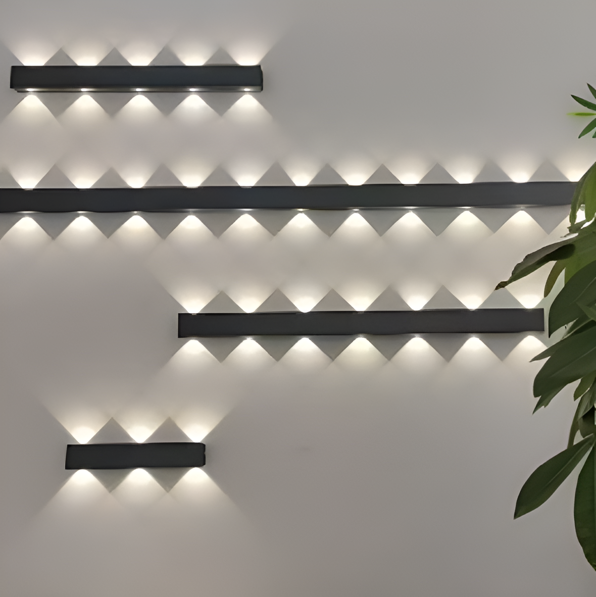 Настінний світильник чорний L-30/ 60/ 85/ 115 cm Led 4000K Black Line 250718-100005518