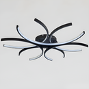 Люстра Flower D-60/ D-80 / D-100cm 4000К Black 250535-100005014
