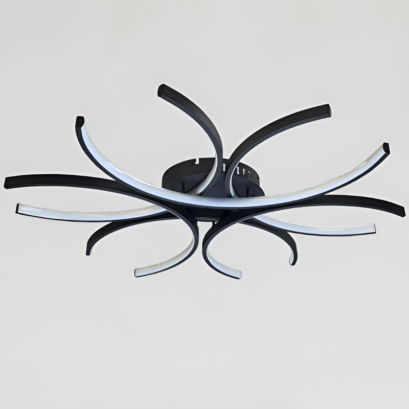 Люстра Flower D-60/ D-80 / D-100cm 4000К Black 250535-100005014