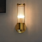 Бра золотий зі скла E14 H-28cm Gold Torch Lamp 250558-100004916