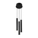 Підвісна люстра чорна W-22 cm GU10 Black Gofre 250809-100005803